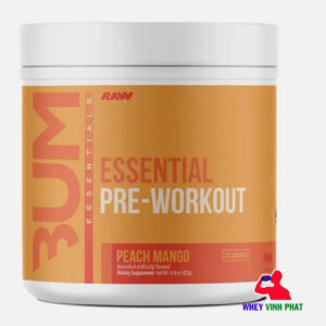 Cbum Essential Pre Workout 30 lần dùng Raw Nutrition